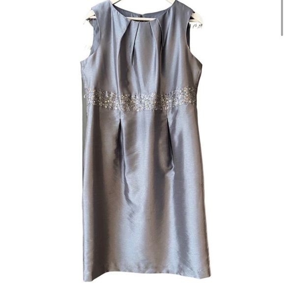 David’s Bridal Mother of the Bride/Groom Dress with Matching Jacket Size 16 - Picture 12 of 13